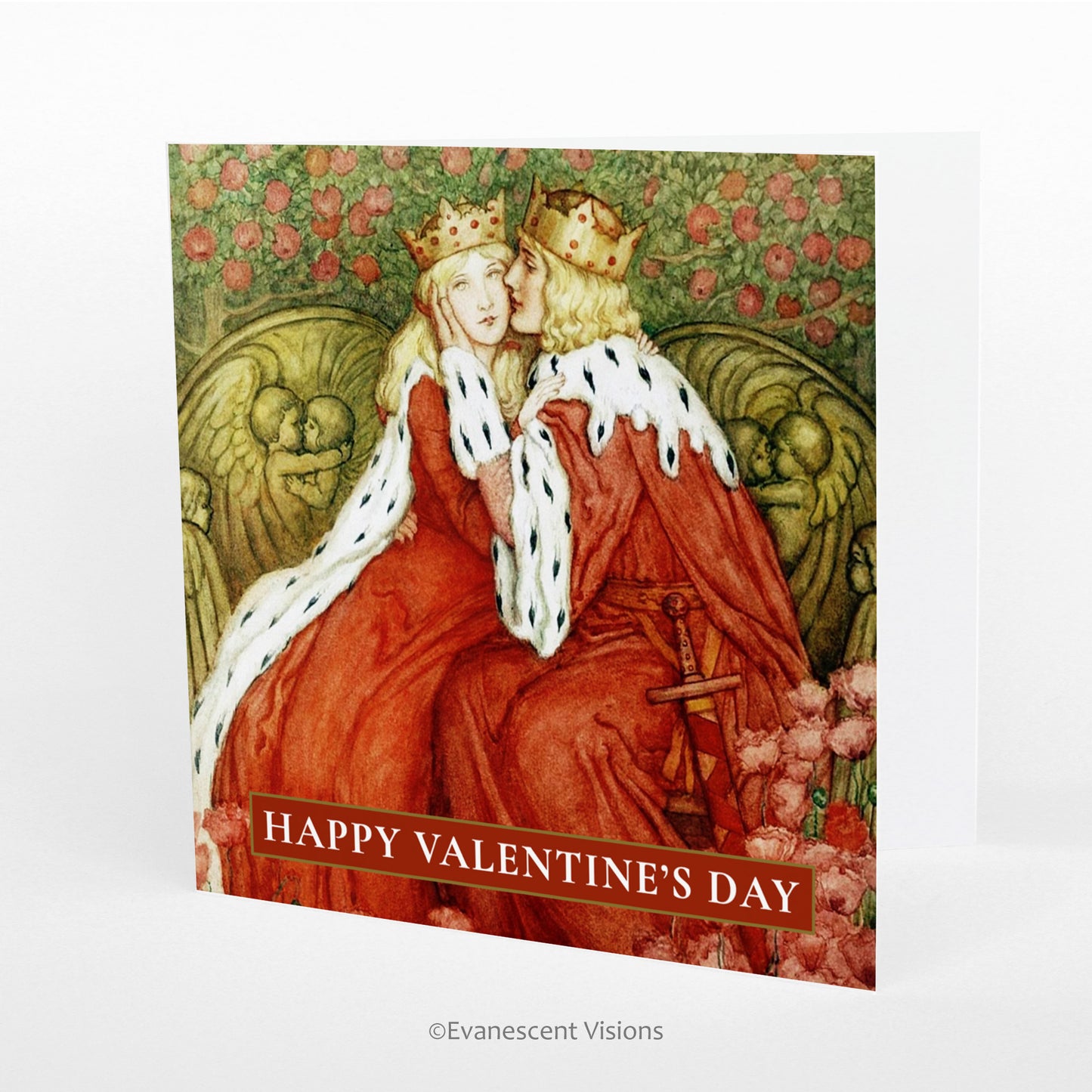 Aucassin and Nicolette Happy Valentine's Day card