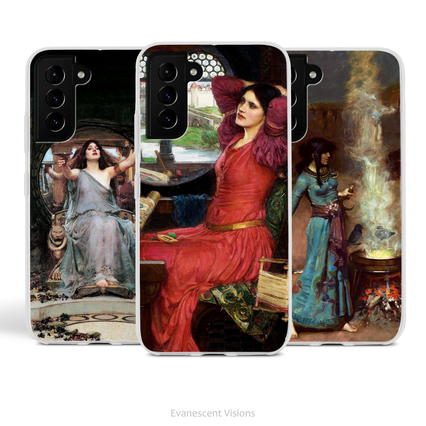 Magik and Sorcery Art Phone Case for Samsung Phones, John William Waterhouse Paintings