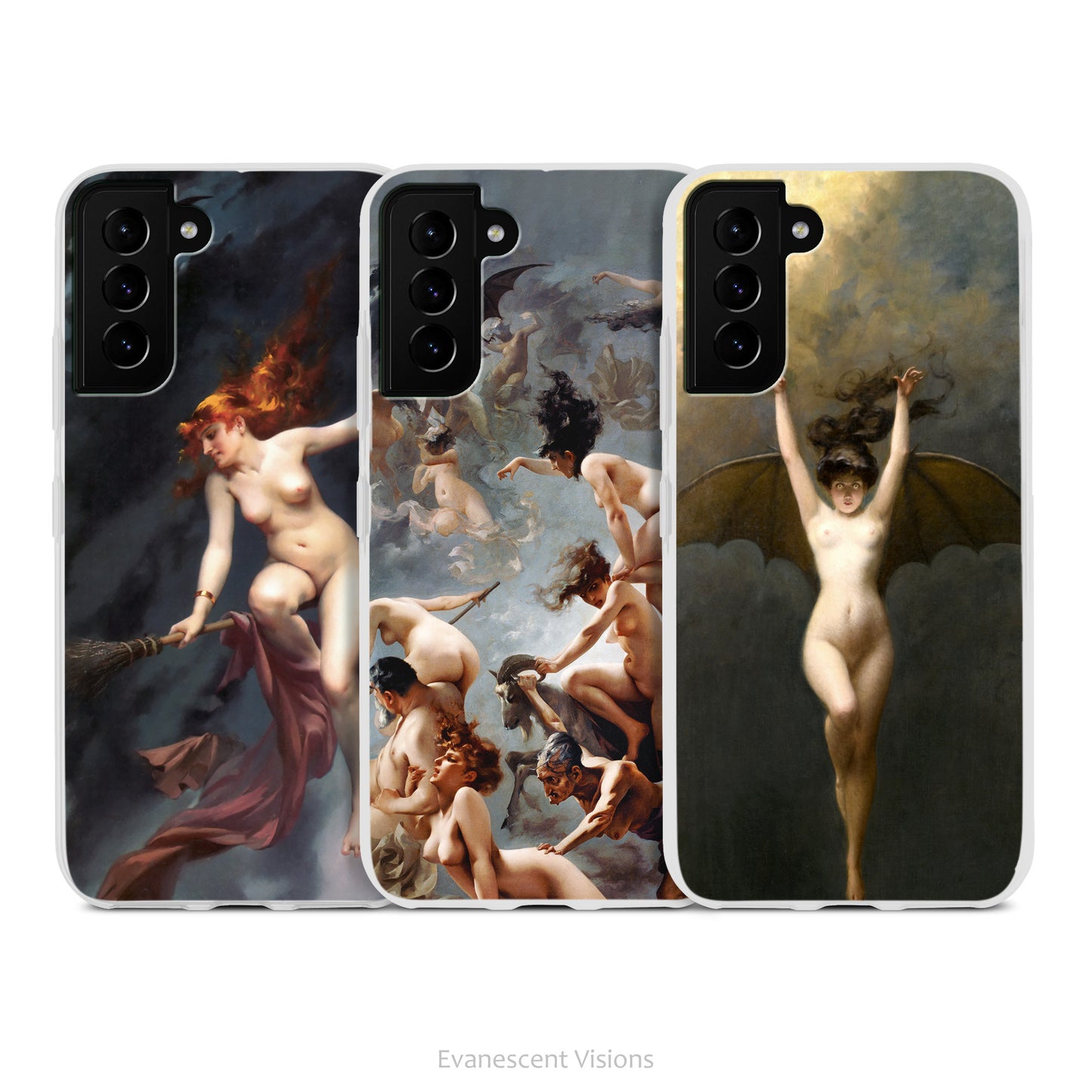 Witches Art Phone Cases for Samsung Phones S25, S22, S21, S20, S10, S9