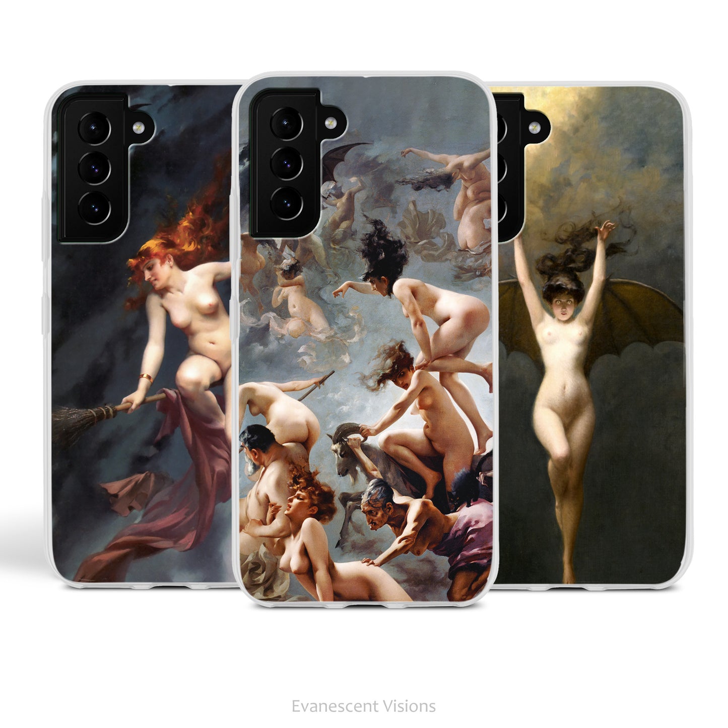 Witches Art Phone Cases for Samsung Phones S25, S22, S21, S20, S10, S9