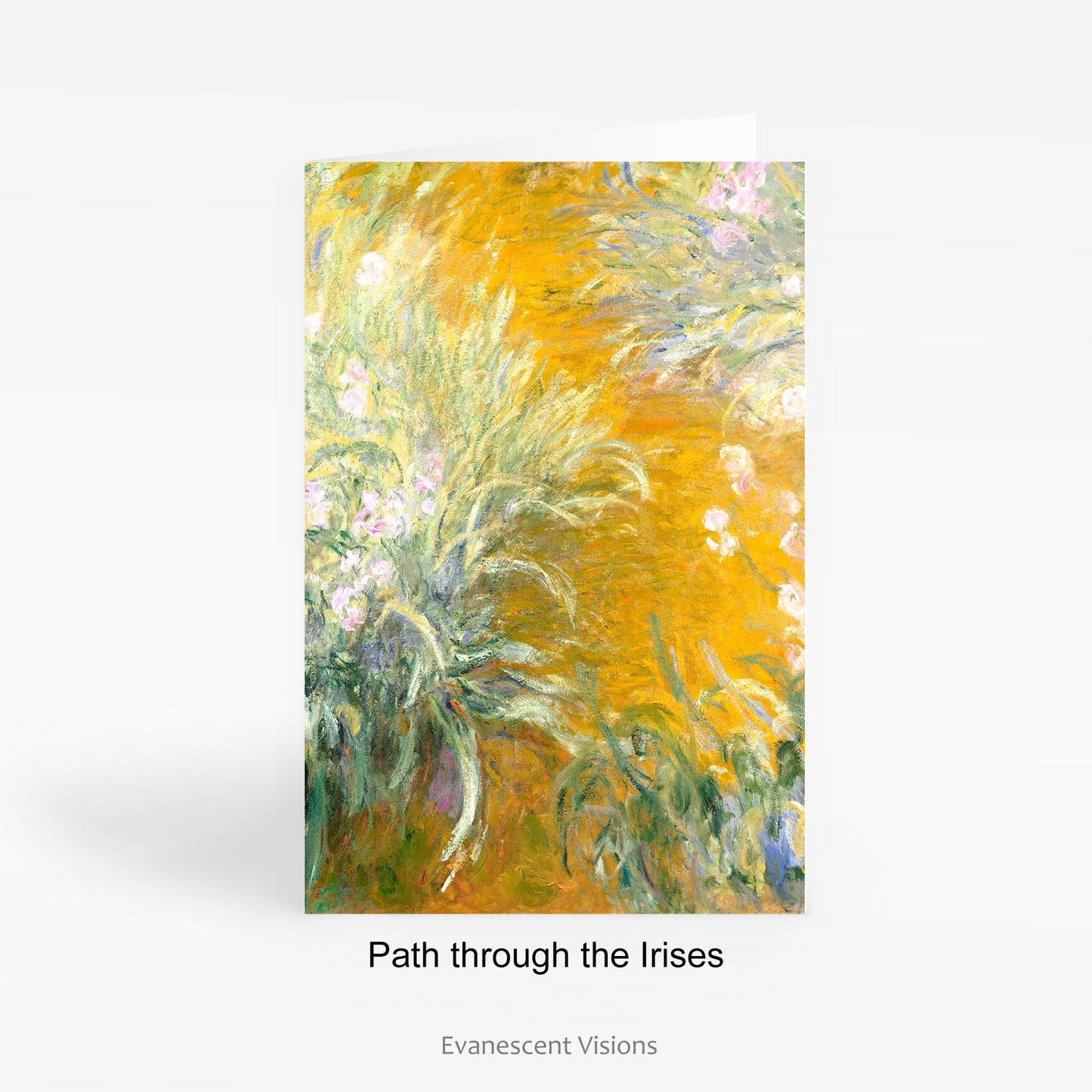 Monet Landscapes, Gardens and Flowers Art Cards, Personalised or Blank