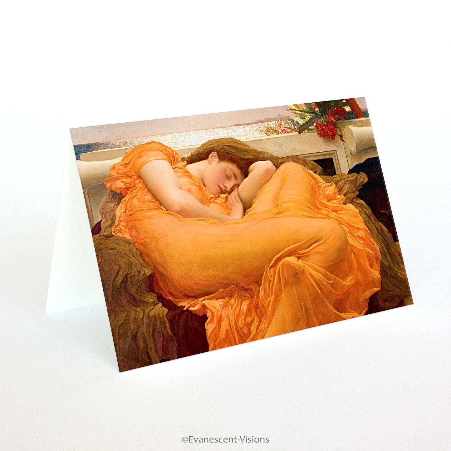 Leighton flaming June fine art card