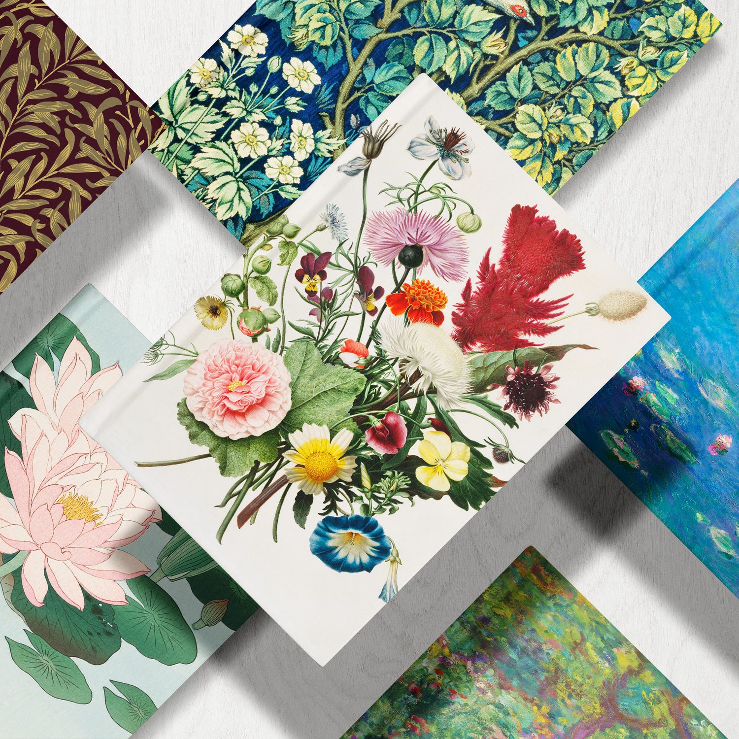 Evanescent Visions stack of fine art hardcover and spiral notebooks