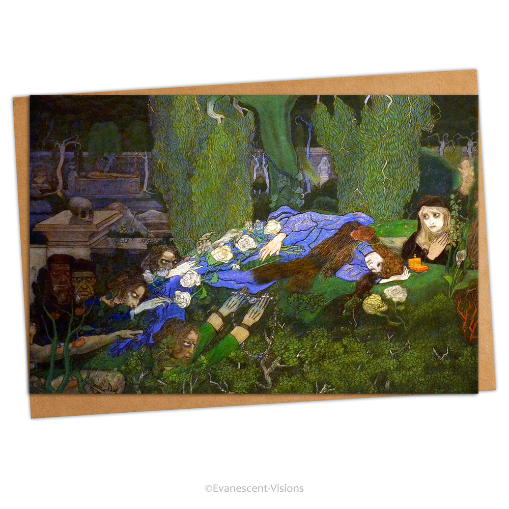 A card with an envelope