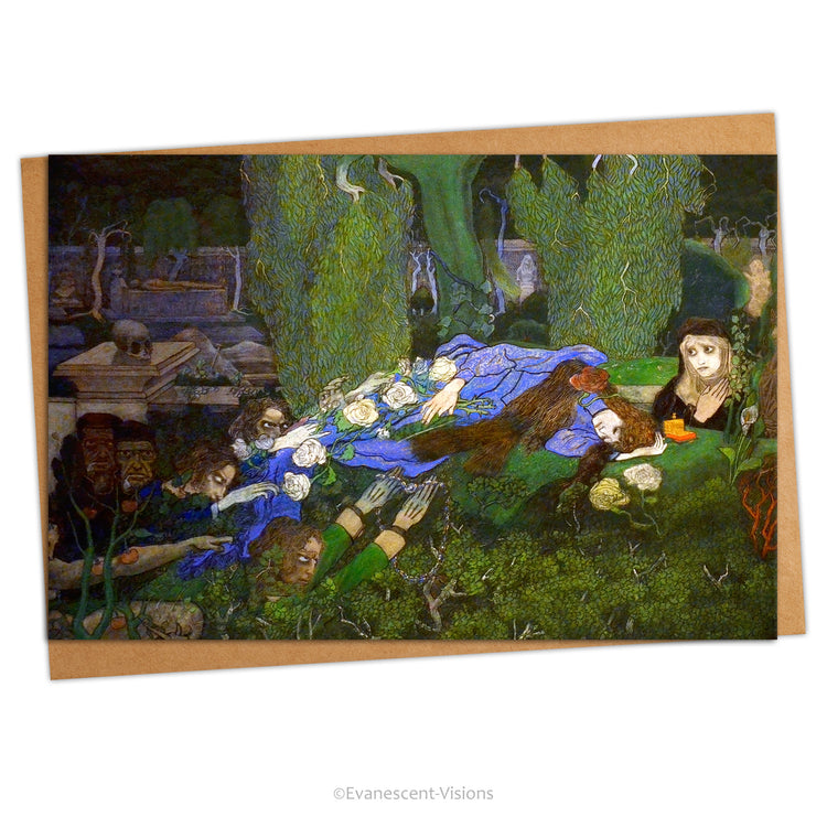 A card with an envelope