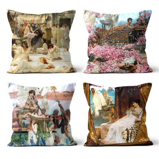 Victorian Fine Art Decorative Cushions, Alma Tadema Art