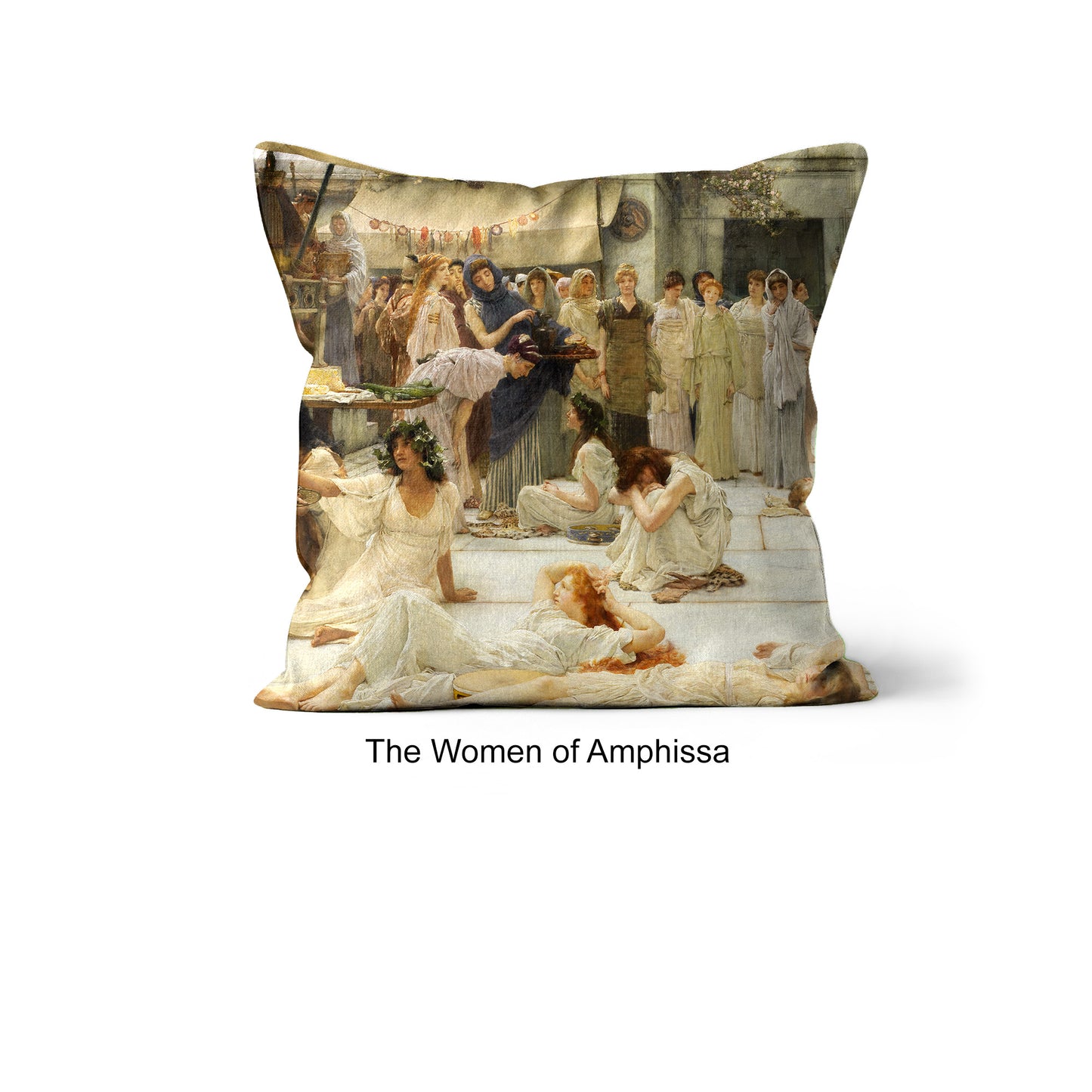 Victorian Fine Art Decorative Cushions, Alma Tadema Art