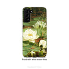 Floral Art Phone Case for Samsung Phones, Wildflowers, Poppies & Lilies, Flexilble Slim Case
