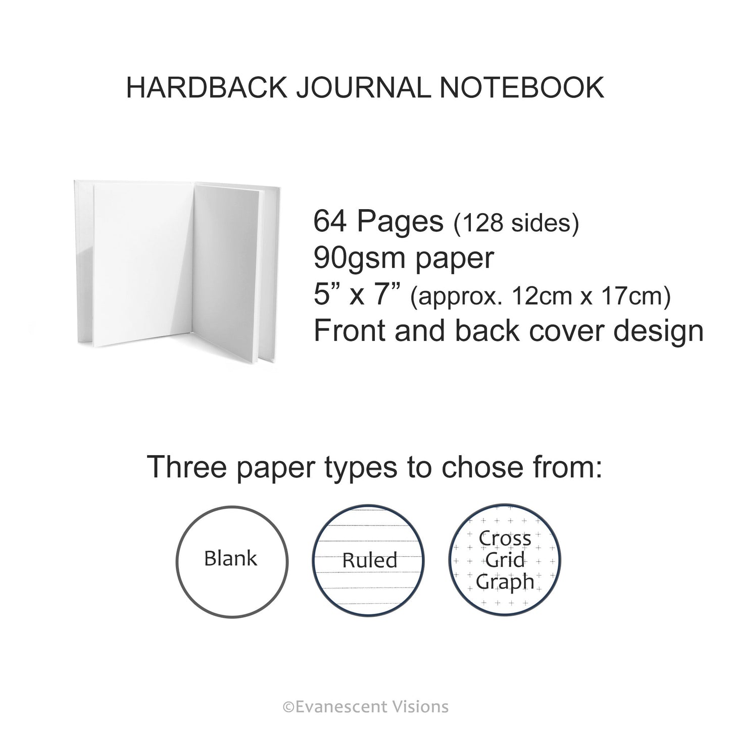  Fine Art Hardcover Notebook product details and options