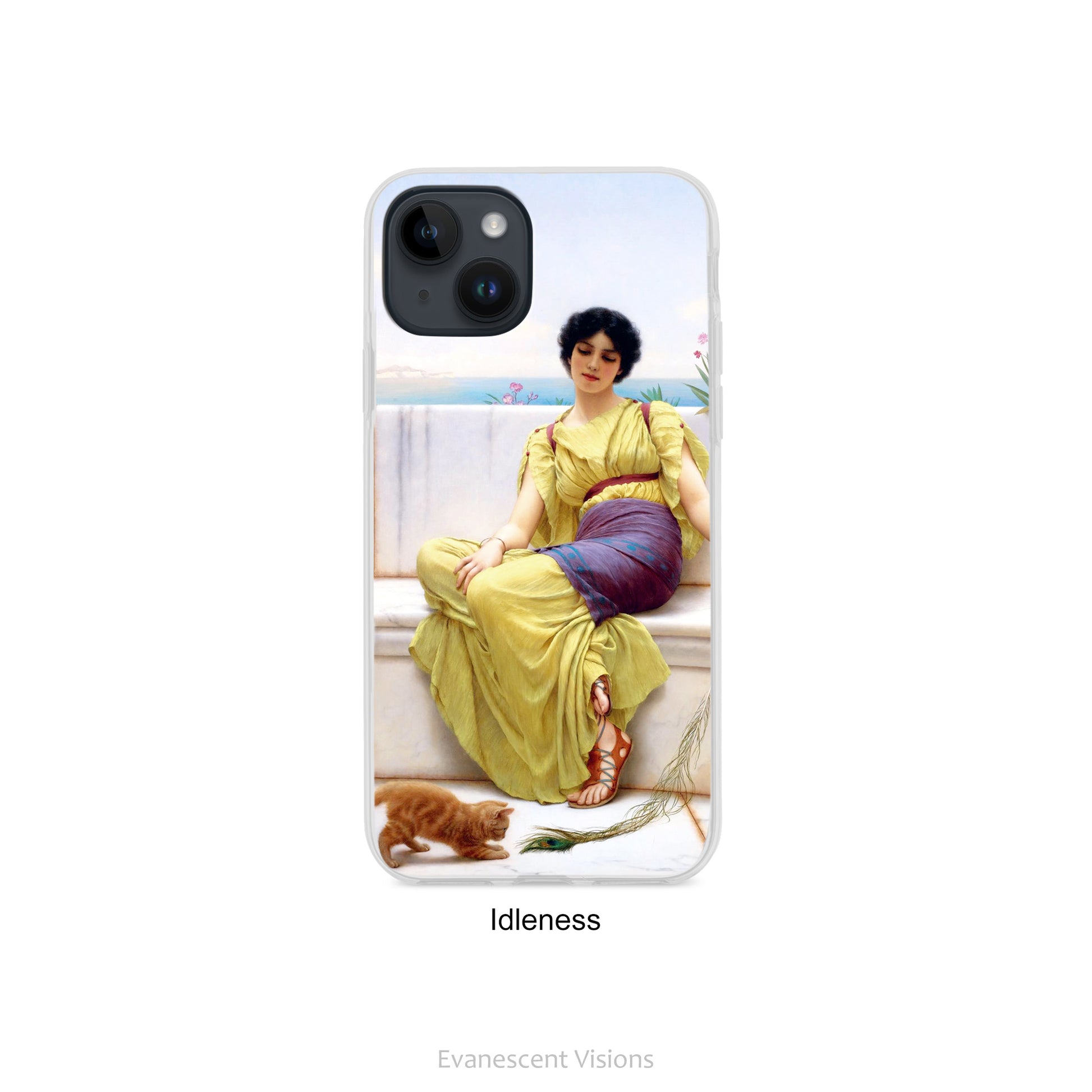 Classical Dreaming Women Art Phone Case for iPhones, option Idleness