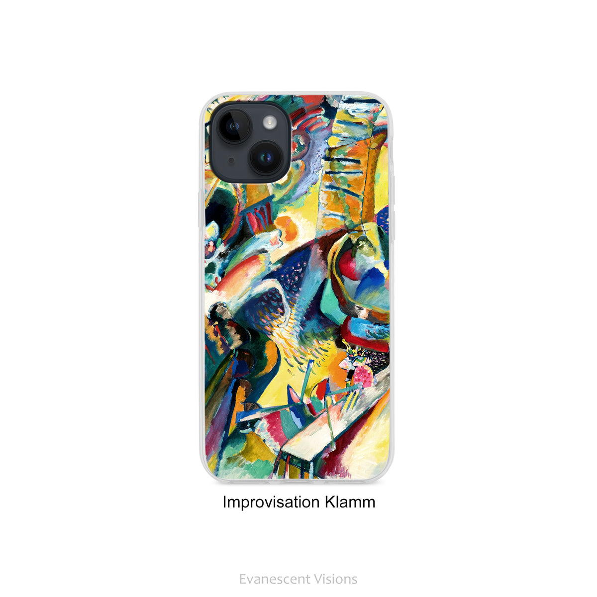 Kandinsky Colourful Abstract Art Phone Case for iPhones 17, 16, 15, 14, 13, 12, 11, 10, 8