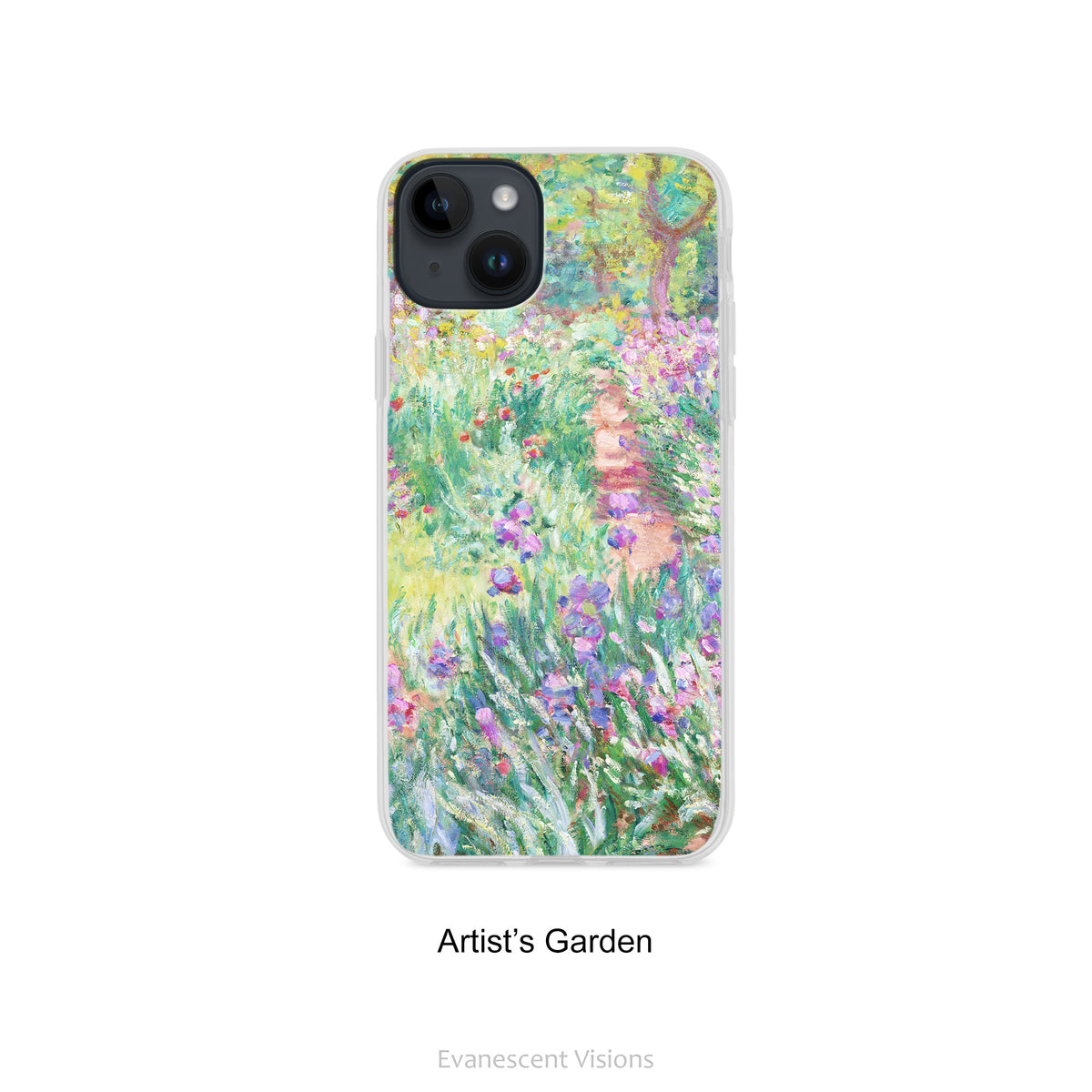 Monet Floral Landscapes Art Phone Case for iPhones, Protective Flexible Case