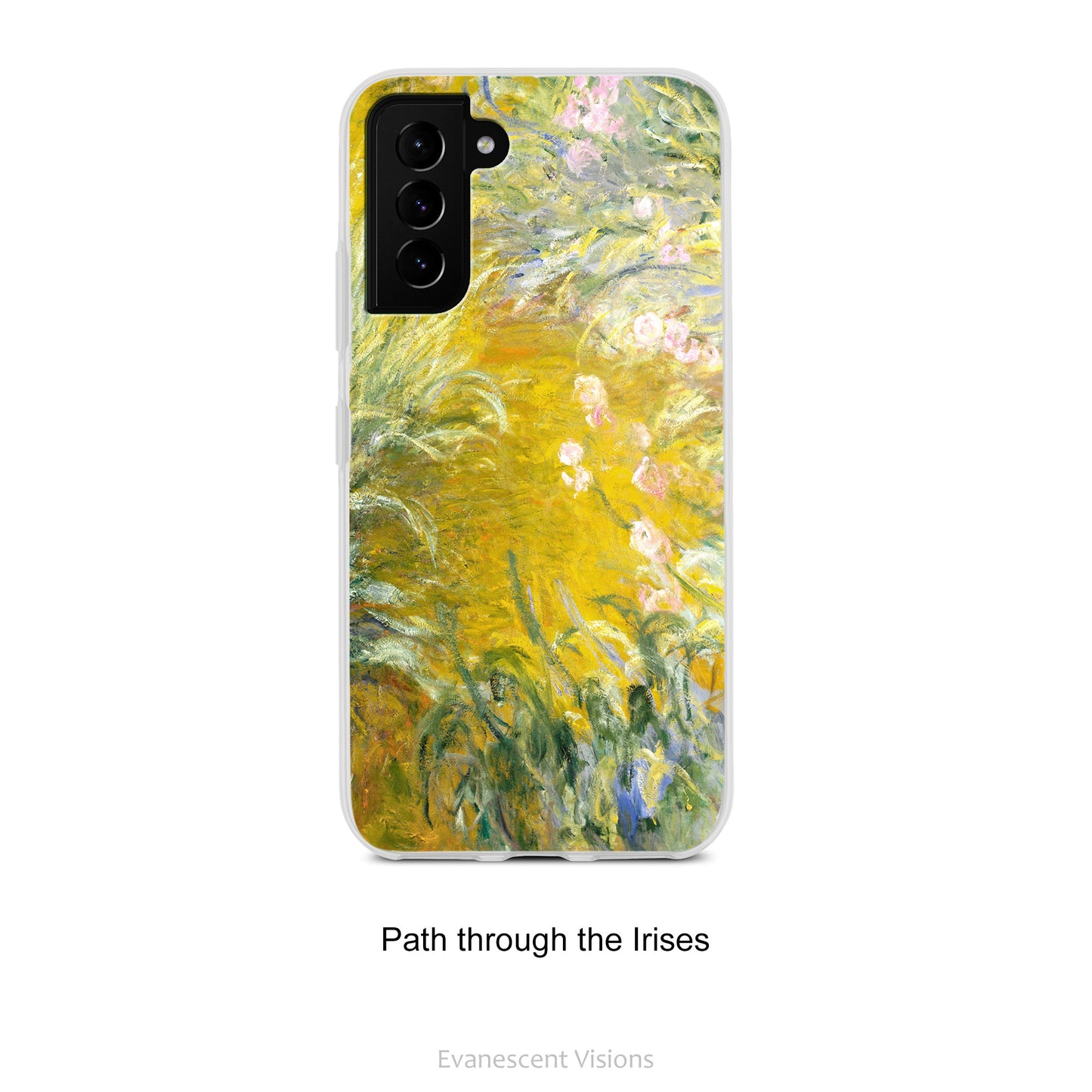 Monet Paintings Art Phone Case for Samsung Phones, Giverny, Vetheuil, Irises