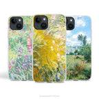 Monet Floral Landscapes Art Phone Case for iPhones, Protective Flexible Case