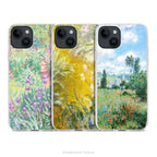 Monet Floral Landscapes Art Phone Case for iPhones, Protective Flexible Case