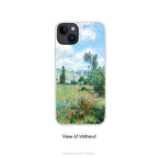 Monet Floral Landscapes Art Phone Case for iPhones, Protective Flexible Case