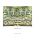 Monet Water Lily Floral Hardback Notebook - Artistic Hardcover Journal