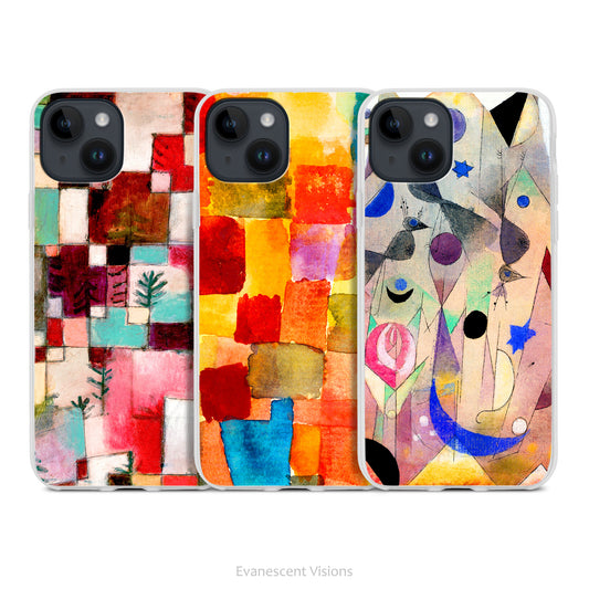Paul Klee Colourful Abstract Art Phone Cases for iPhones