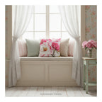 Pink Magnolia Floral Decorative Cushion