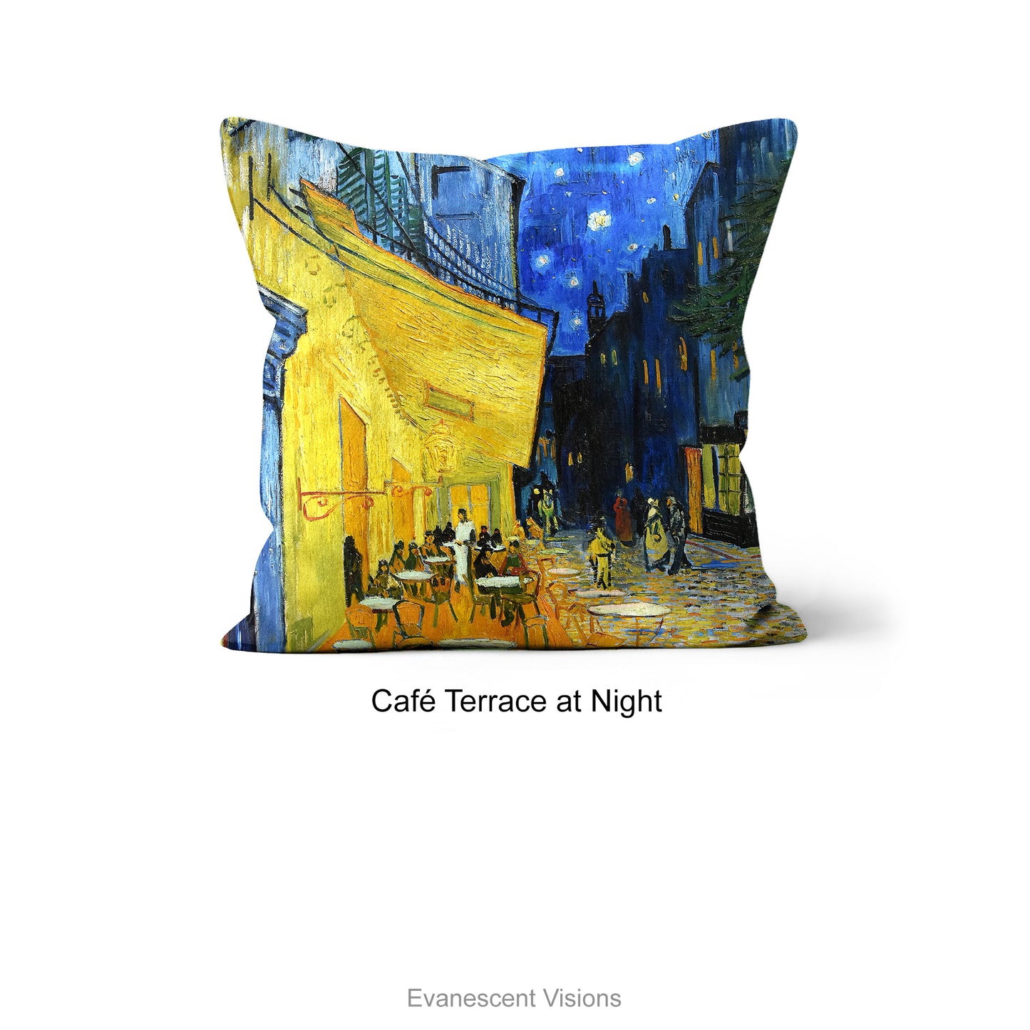 Van Gogh Decorative Art Cushion, Starry Night, Cafe Terrace at Night