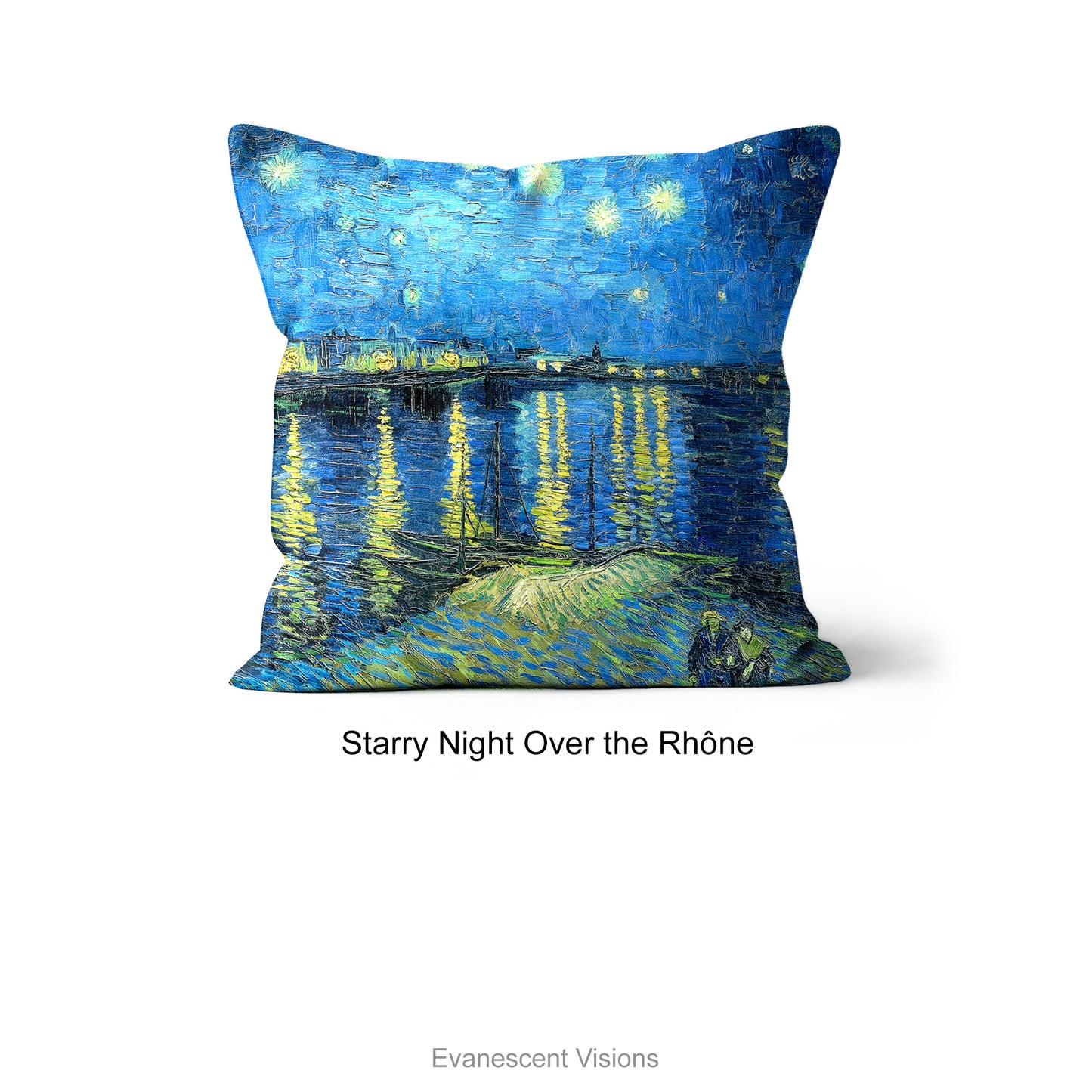 Van Gogh Decorative Art Cushion, Starry Night, Cafe Terrace at Night