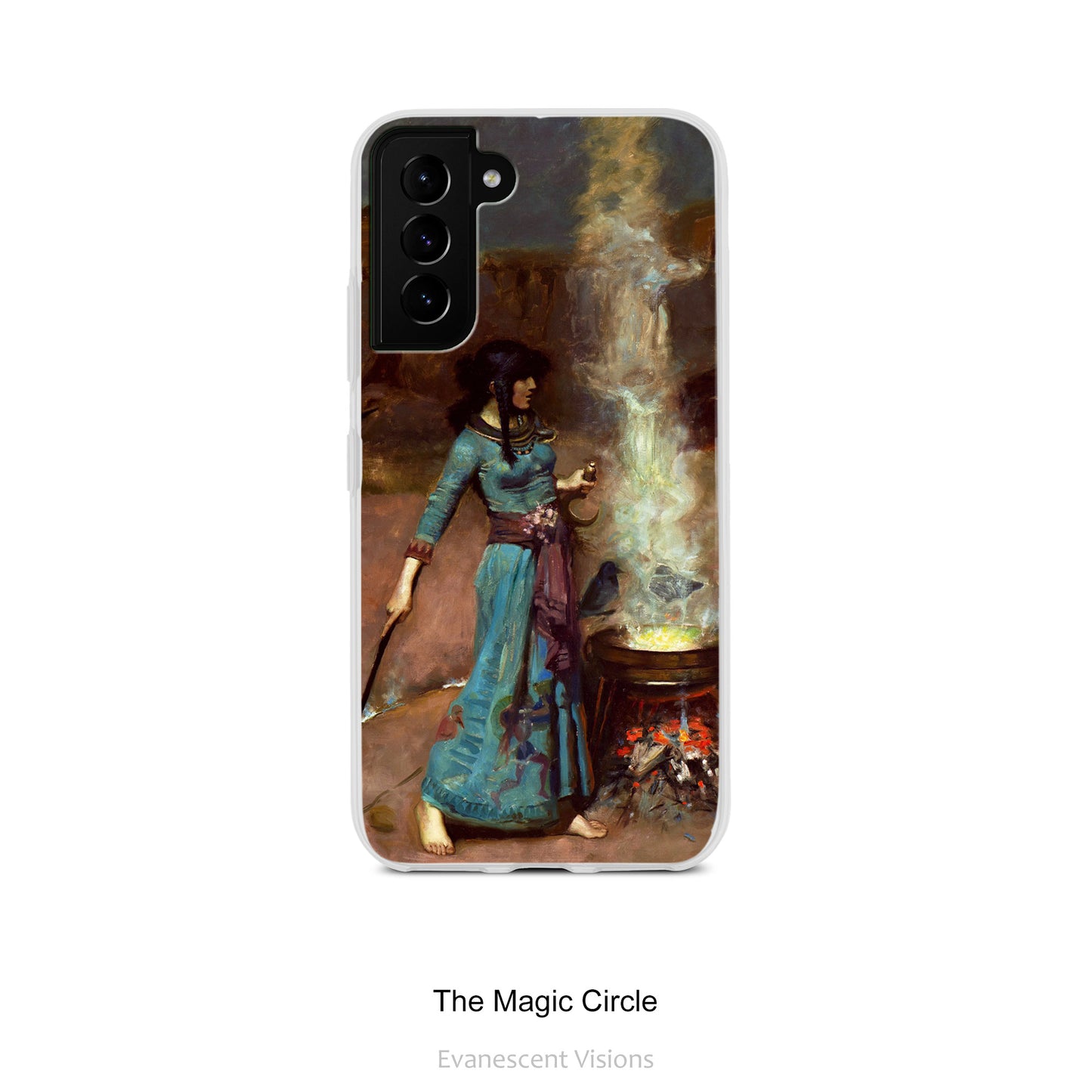 Magik and Sorcery Art Phone Case for Samsung Phones, John William Waterhouse Paintings