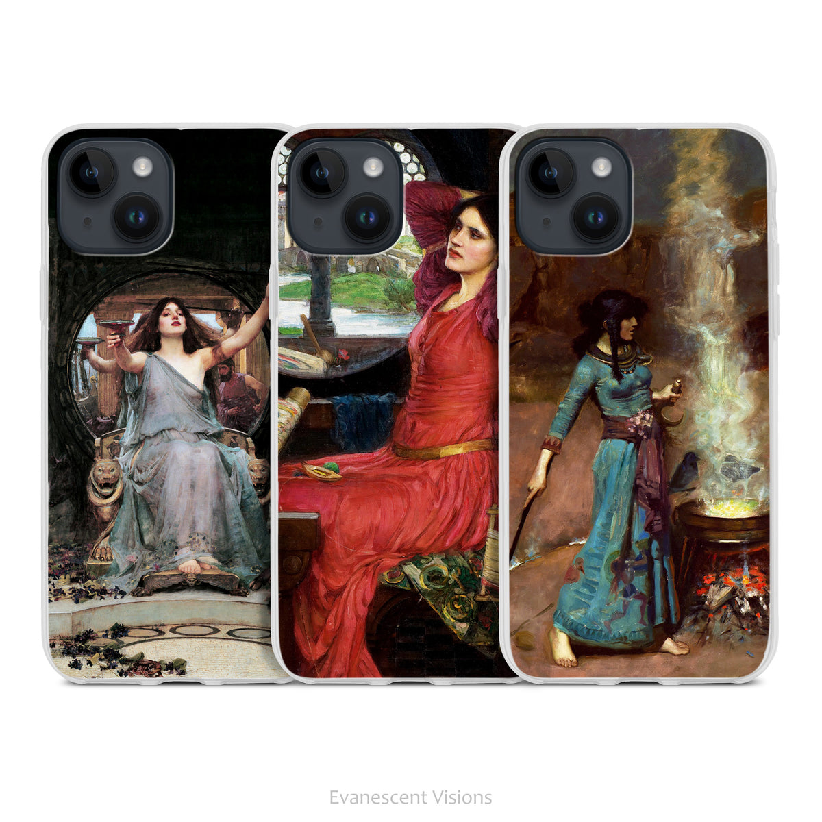Magic and Myth Art Phone Case for iPhones, John William Waterhouse Art