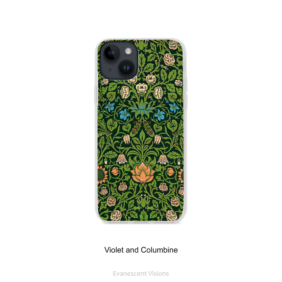 William Morris Art Phone Case for iPhones, Flexible Slimline Case