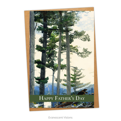 Winslow Homer 'Old Settlers' Nature Father's Day Card