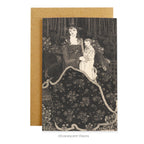 Aubrey Beardsley Christmas Card with envelope