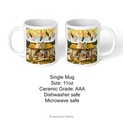 Product details for the Botticelli Mystic Nativity Fine Art Mug