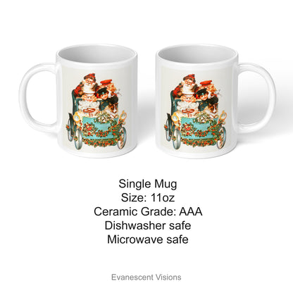 Product details for the Vintage Edwardian Design Santa Claus Christmas Mug