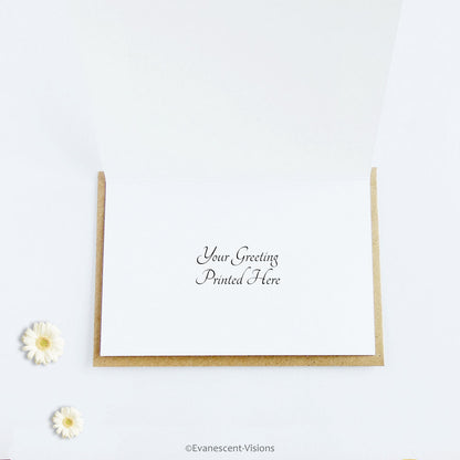 Inside view of the card