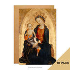 Madonna and Child by Gherardo Starnina, Pack of 10 Personalised or Blank Cards