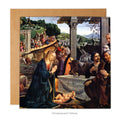 Renaissance Nativity Scene Christmas Card with Adoration of the Shepherds by Domenico Ghirlandaio Ghirlandaio