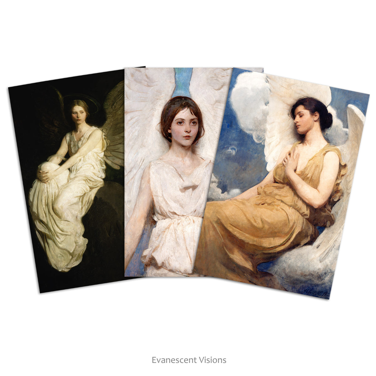 Abbott Handerson Thayer  Angel Painting Art Cards with envelopes