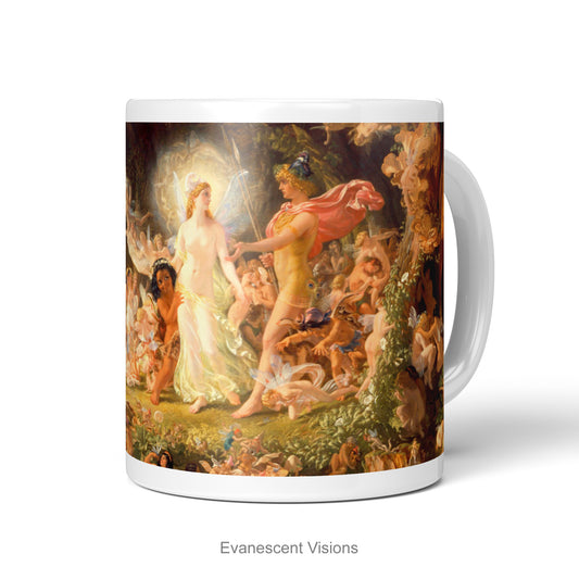A Midsummer Night's Dream Fine Art Mug, The Quarrel of Oberon and Titania