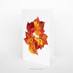 Autumn Fall Leaves Fine Art Greeting Card