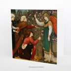 Three Marys with an Angel Greeting Card