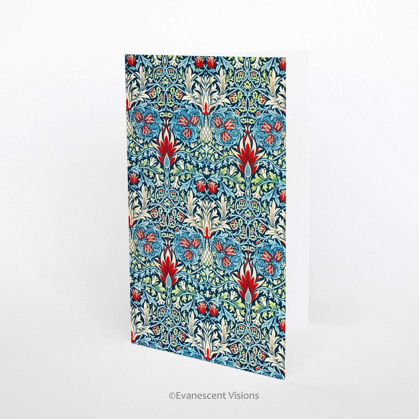 William Morris Fine Art Snakeshead Greeting Card 