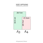 size options with dimensions